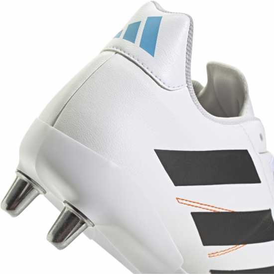 Adidas Kakari Elite Adults Soft Ground Rugby Boots Wht/Blk/luc 