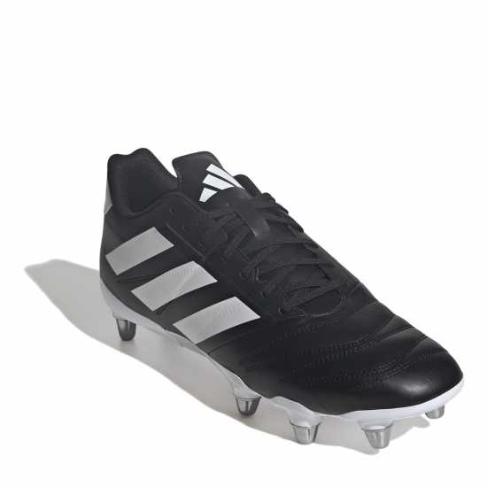 Adidas Kakari Elite Adults Soft Ground Rugby Boots Черно/Бяло 