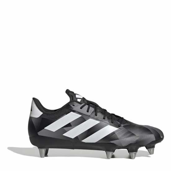 Adidas Kakari Rs Adults Soft Ground Rugby Boots Черно/Бяло Adidas Kakari Rs Adults Soft Ground Rugby Boots Черно/Бяло