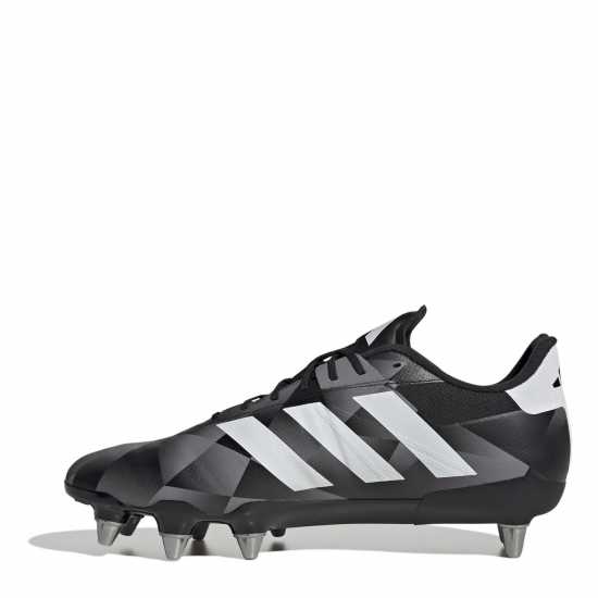 Adidas Kakari Rs Adults Soft Ground Rugby Boots Черно/Бяло Adidas Kakari Rs Adults Soft Ground Rugby Boots Черно/Бяло