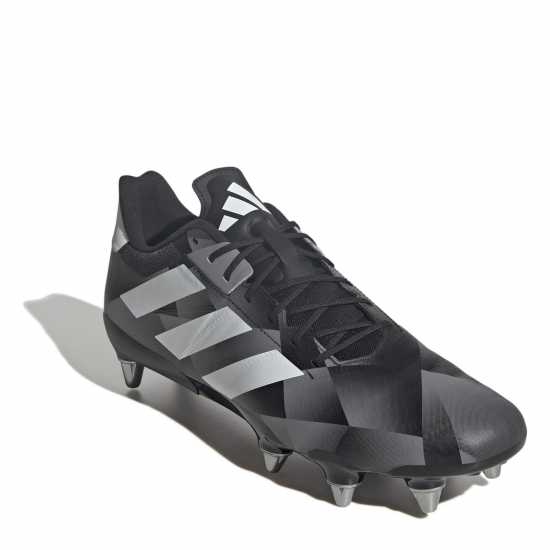 Adidas Kakari Rs Adults Soft Ground Rugby Boots Черно/Бяло Adidas Kakari Rs Adults Soft Ground Rugby Boots Черно/Бяло