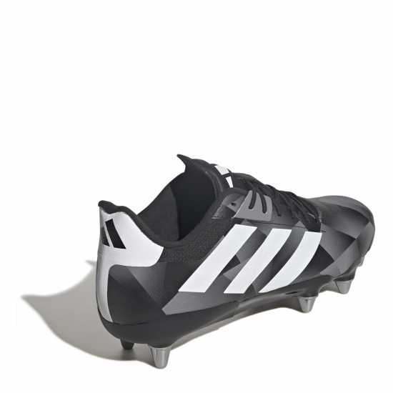 Adidas Kakari Rs Adults Soft Ground Rugby Boots Черно/Бяло Adidas Kakari Rs Adults Soft Ground Rugby Boots Черно/Бяло