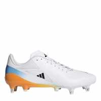 Adidas Adizero Rs15 Ultimate Adults Soft Ground Rugby Boots Wht/Blk/luc
