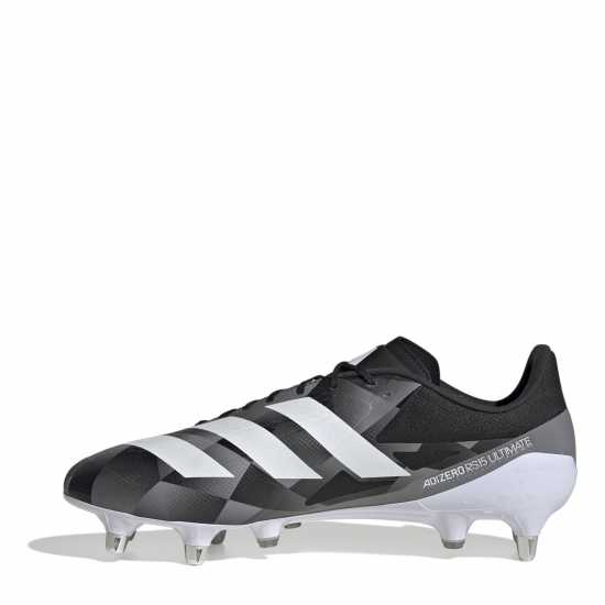 Adidas Adizero Rs15 Ultimate Adults Soft Ground Rugby Boots Черно/Бяло Adidas Adizero Rs15 Ultimate Adults Soft Ground Rugby Boots Черно/Бяло