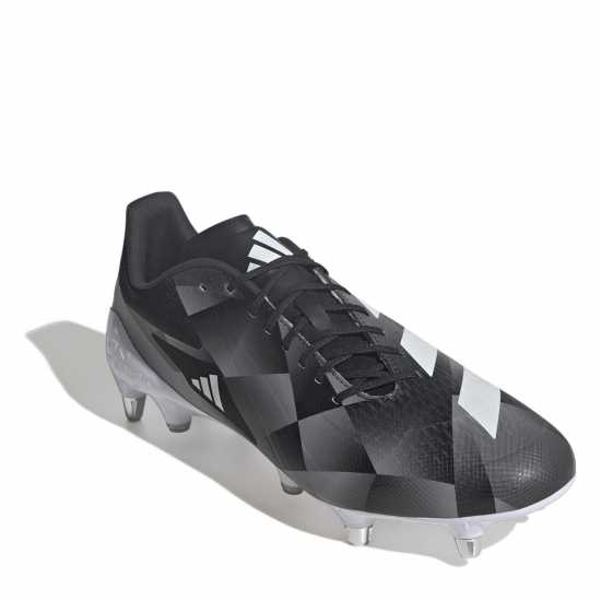 Adidas Adizero Rs15 Ultimate Adults Soft Ground Rugby Boots Черно/Бяло Adidas Adizero Rs15 Ultimate Adults Soft Ground Rugby Boots Черно/Бяло