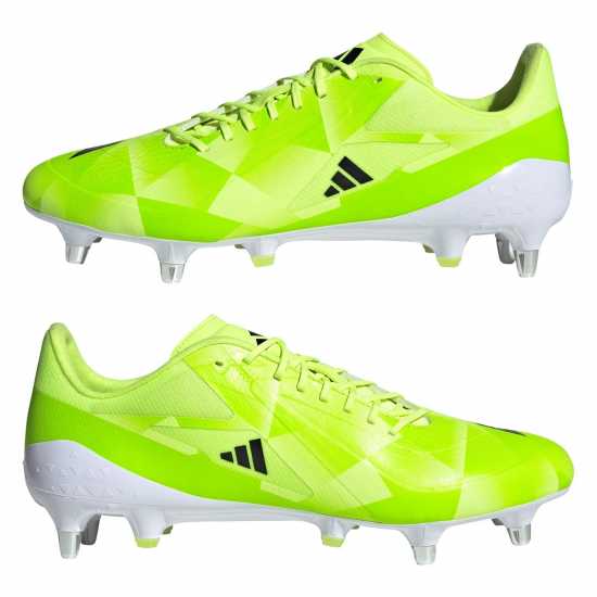 Adidas Adizero Rs15 Ultimate Adults Soft Ground Rugby Boots Жълто/Черно Adidas Adizero Rs15 Ultimate Adults Soft Ground Rugby Boots Жълто/Черно
