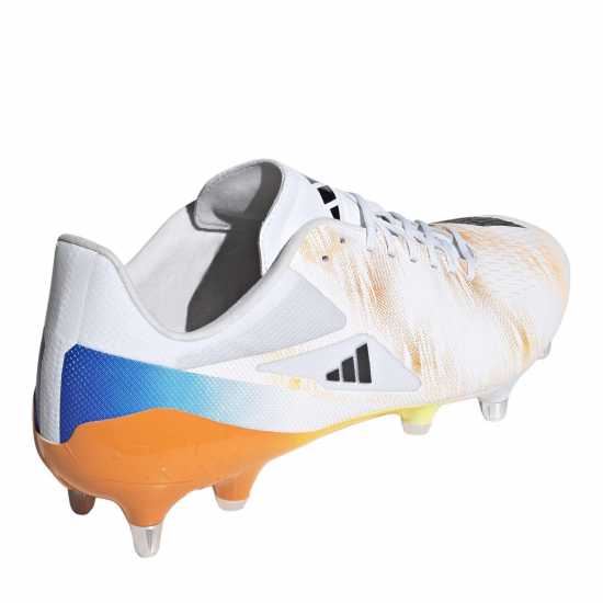 Adidas Rs-15 Pro Adults Soft Ground Rugby Boots Wht/Blk/luc 