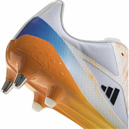 Adidas Rs-15 Pro Adults Soft Ground Rugby Boots Wht/Blk/luc 