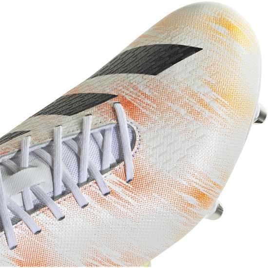 Adidas Rs-15 Pro Adults Soft Ground Rugby Boots Wht/Blk/luc 