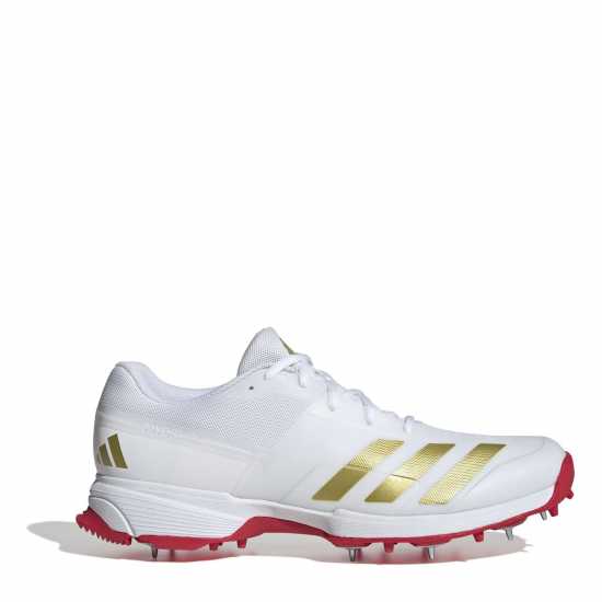 Adidas Cricket Spikes White/Red Adidas Cricket Spikes White/Red