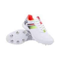 Kc 2.0 Men's Cricket Shoe - Spike Sole White/Red Крикет