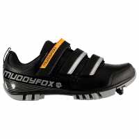 Sale Muddyfox Mtb100 Mens Cycling Shoes Black/Grey Обувки за колоездене