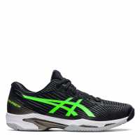 Asics Мъжки Маратонки За Тенис Solution Speed Ff 2 Mens Tennis Shoes Black/Green Мъжки маратонки
