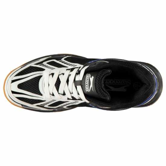 Бадминтон Slazenger Мъжки Маратонки Indoor Mens Trainers Черно/Синьо Slazenger Мъжки Маратонки Indoor Mens Trainers Черно/Синьо Бадминтон