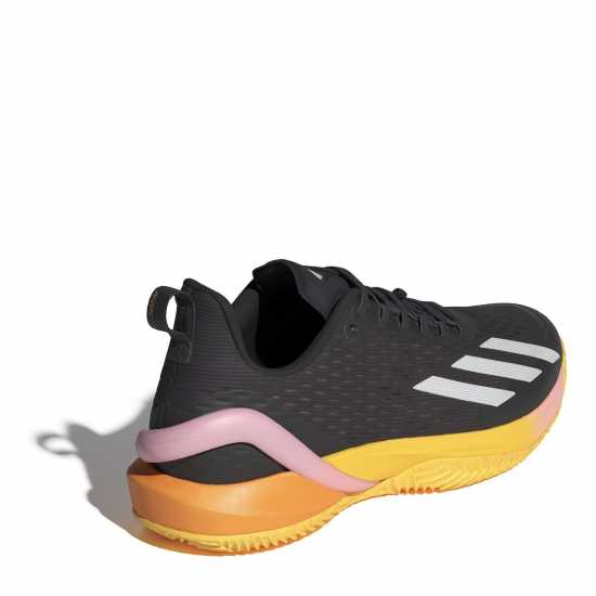 Adidas Adizero Cybersonic Clay Tennis Shoes Mens Черно/Металик/Искра Тенис маратонки