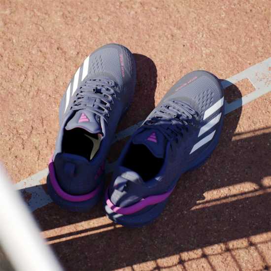 Adidas Adizero Cybersonic Clay Tennis Shoes Mens Син/Мет/Розово Тенис маратонки