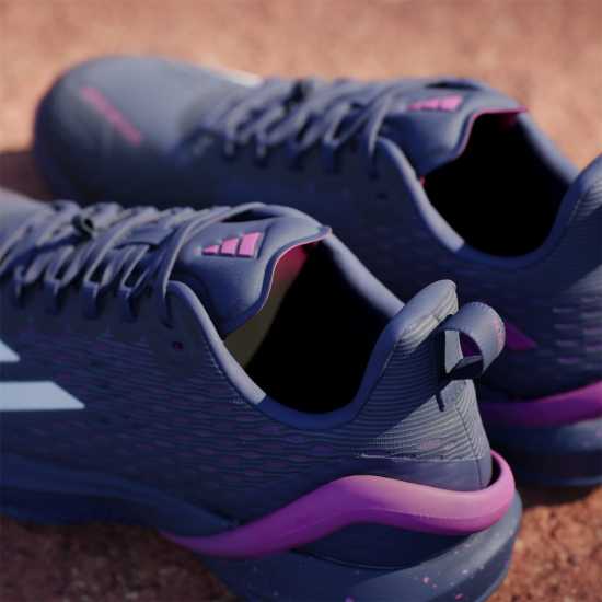 Adidas Adizero Cybersonic Clay Tennis Shoes Mens Син/Мет/Розово Тенис маратонки