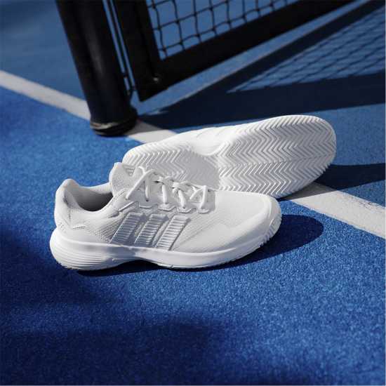 Adidas Gamecourt Tennis Shoes Бяло/Матно сребърно 