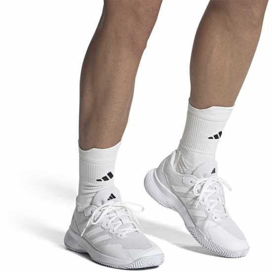 Adidas Gamecourt Tennis Shoes Бяло/Матно сребърно 