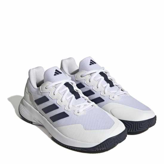 adidas Game Court 2 Men's Tennis Shoes White/Navy Мъжки маратонки