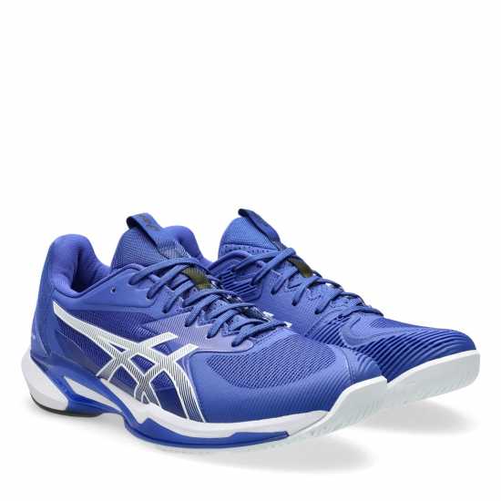 Тенис маратонки Asics Solution Speed Ff 3 Tennis Shoes Mens Dk Cobalt/Wht Asics Solution Speed Ff 3 Tennis Shoes Mens Dk Cobalt/Wht Тенис маратонки
