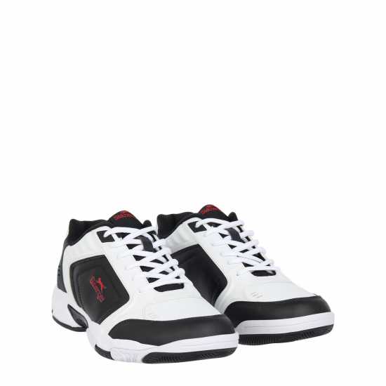 Slazenger Tennis Shoe Mens Бяло/Черно/Червено 