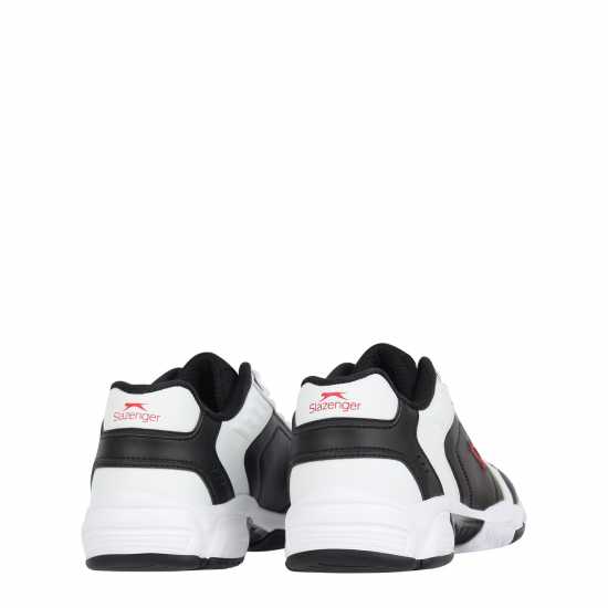 Slazenger Tennis Shoe Mens Бяло/Черно/Червено 
