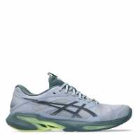 Asics Solution Speed Ff 4 Tennis Shoes Mens Grey Blue/Iron Asics Solution Speed Ff 4 Tennis Shoes Mens Grey Blue/Iron