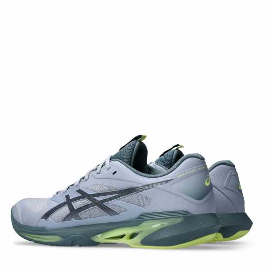 Asics Solution Speed Ff 4 Tennis Shoes Mens Grey Blue/Iron Asics Solution Speed Ff 4 Tennis Shoes Mens Grey Blue/Iron