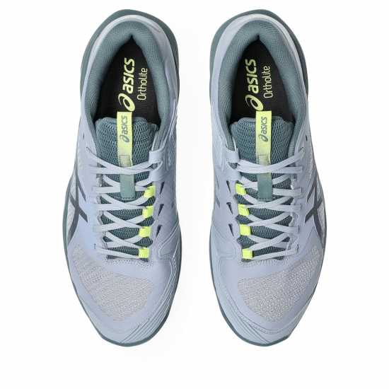 Asics Solution Speed Ff 4 Tennis Shoes Mens Grey Blue/Iron Asics Solution Speed Ff 4 Tennis Shoes Mens Grey Blue/Iron
