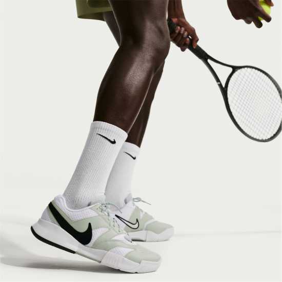 Nike Court Lite 4 Men's Tennis Shoes White/Silver Nike Court Lite 4 Men's Tennis Shoes White/Silver