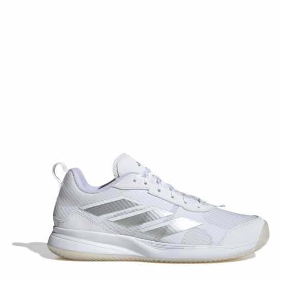 Adidas Avaflash Clay Tennis Shoes Womens Wht/Slvr/Wht Тенис маратонки