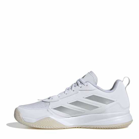 Adidas Avaflash Clay Tennis Shoes Womens Wht/Slvr/Wht Тенис маратонки