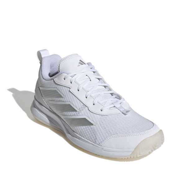 Adidas Avaflash Clay Tennis Shoes Womens Wht/Slvr/Wht Тенис маратонки