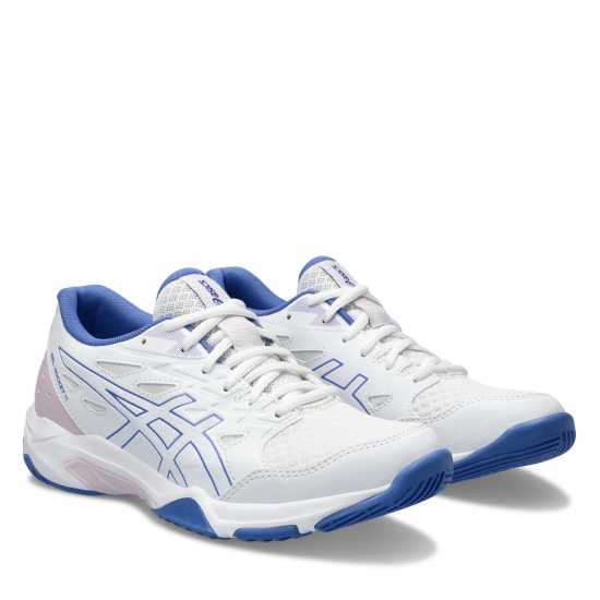 Asics Gel Rocket 11 Women's Indoor Court Shoes White/Sapphire Дамски маратонки