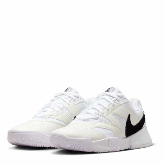 Nike Court Lite 4 Women's Tennis Shoes Бяло/Черно Тенис маратонки