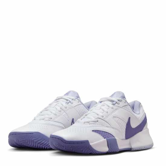 Nike Court Lite 4 Women's Tennis Shoes Бяло/Световен Инд 