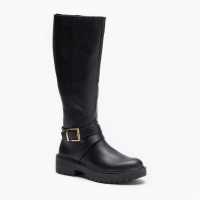 Be You Buckle Trim Tall Stretch Calf Boot