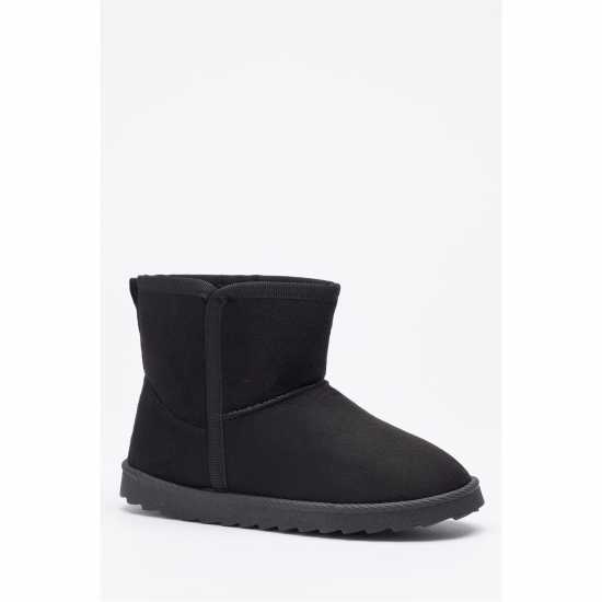 Me Fur Lined Ankle Boot Black  - Детски ботуши