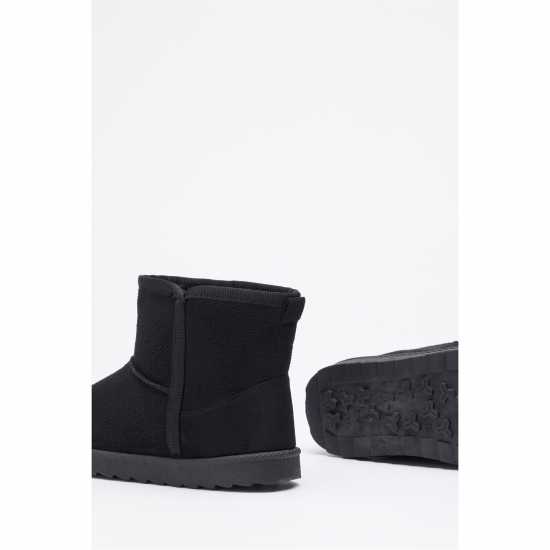 Me Fur Lined Ankle Boot Black  - Детски ботуши