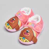Duggee Girls Pink Infant Slippers  Чехли