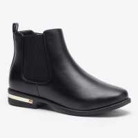 Be You Gold Trim Chelsea Boot