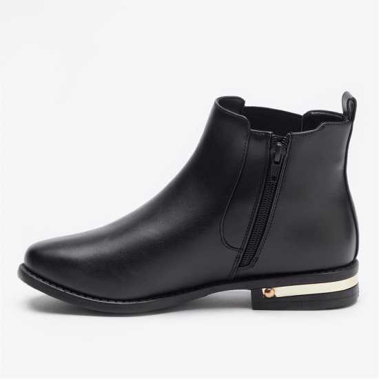 Be You Gold Trim Chelsea Boot  Дамски ботуши