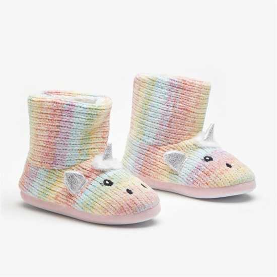 Unicorn Rainbow Boots  Чехли