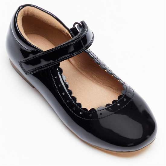 T Bar Patent Mary Jane Shoe  Детски обувки