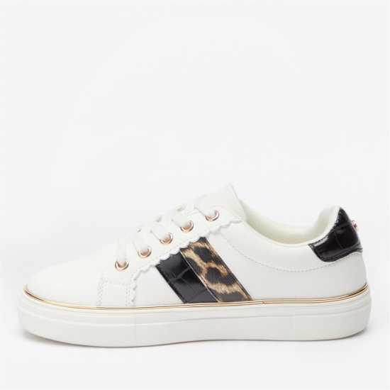 Girls Leopard Trainers  