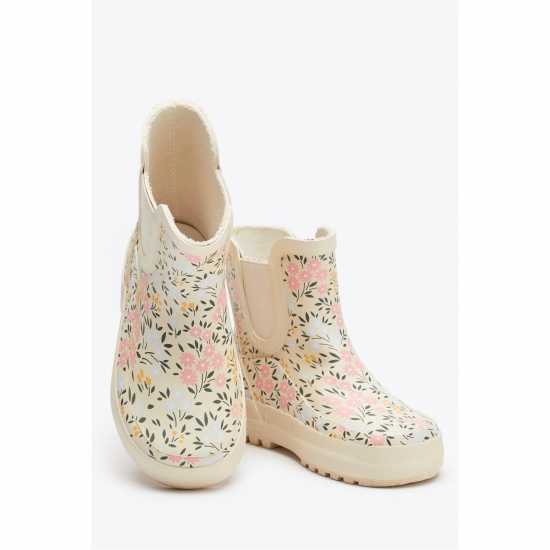 Floral Printed Ankle Length Wellies  Детски гумени ботуши