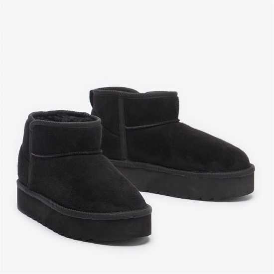 Боти Studio Faux Fur Lined Low Ankle Boots Боти Studio Faux Fur Lined Low Ankle Boots