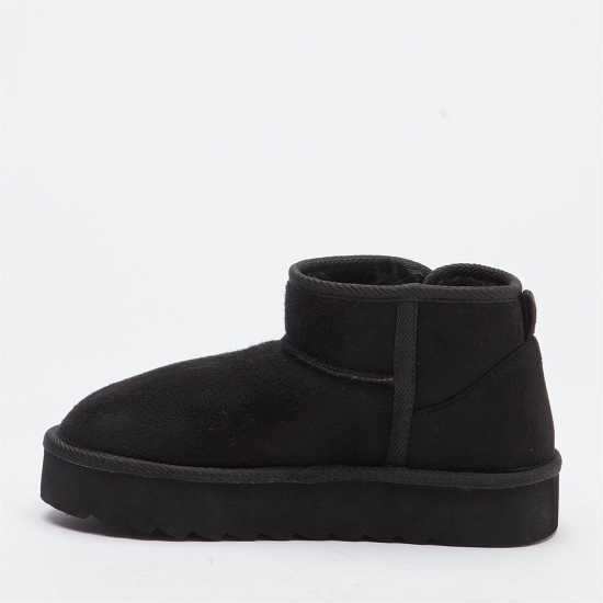 Боти Studio Faux Fur Lined Low Ankle Boots Боти Studio Faux Fur Lined Low Ankle Boots