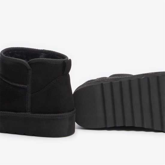 Боти Studio Faux Fur Lined Low Ankle Boots Боти Studio Faux Fur Lined Low Ankle Boots